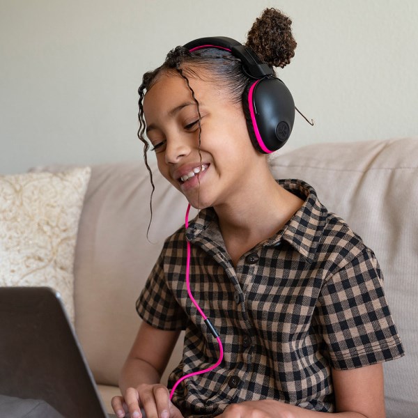 Pink Jlab Jbuddies Pro Wired - Over-ear Kids Headphones | mdQzUVkGGUS