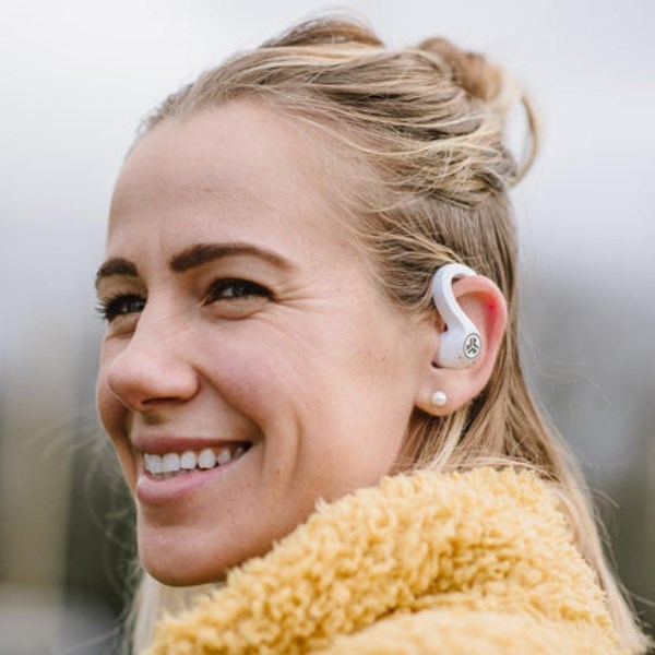 White Jlab JBuds Air Sport Sport Earbuds | SlkfYXBrD2F